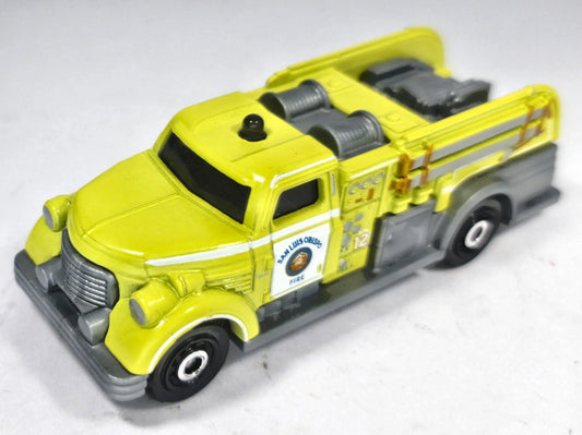 Mbx Rescue Dasher Matchbox 2020 1:64 Wóz strażacki Żółty Straż pożarna – zdjęcie 2