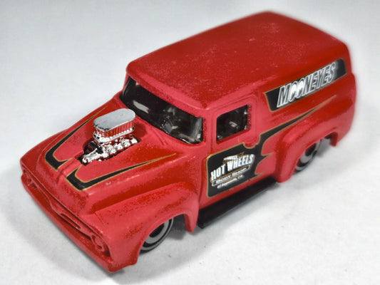 Ford Delivery Hot Wheels 1983 1:64 MOONEYES Luzak Czerwony – zdjęcie 2