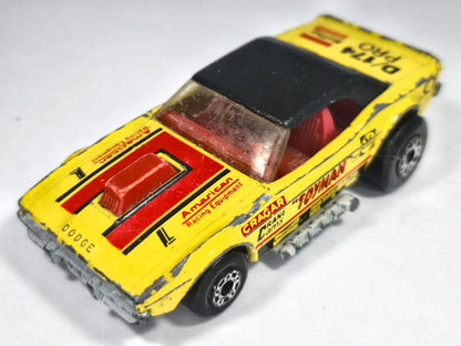 DODGE CHALLENGER, Matchbox 1975, Die cast, Żółty, 1:72, Resoraki – zdjęcie 2