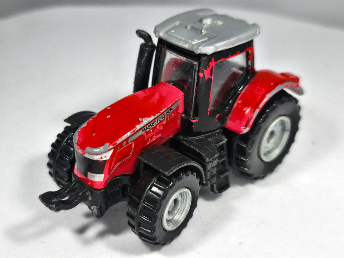 Traktor Massey Ferguson 8737 Majorette Czerwony 1:55 – zdjęcie 2
