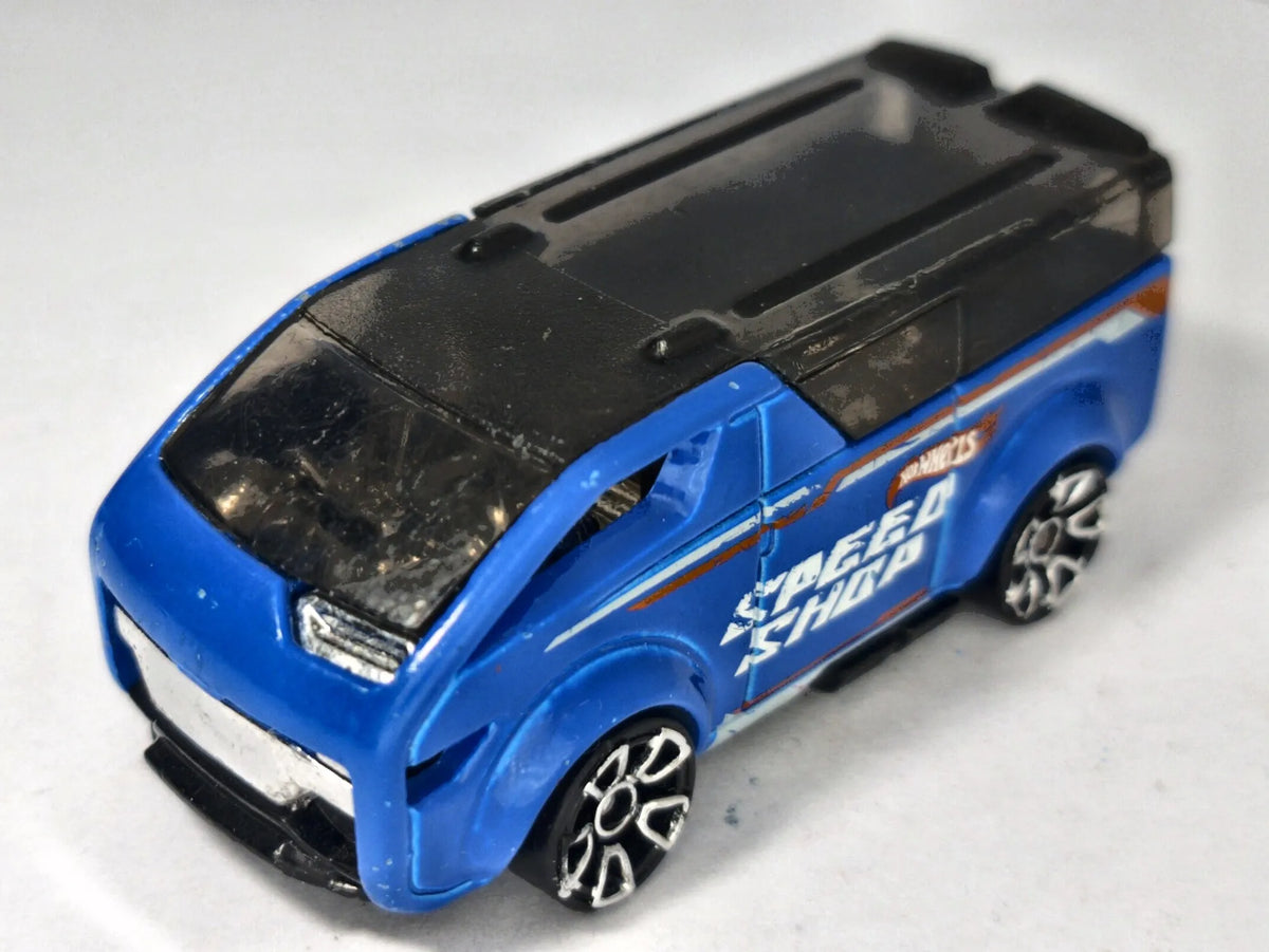 THE VANSTER SERIA SPEED SHOP Hot Wheels 2014 Niebieski 1:64 – zdjęcie 2