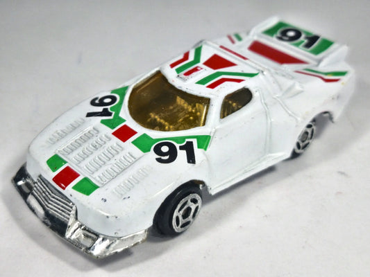Jak LANCIA STRATOS #91, Summer, Die cast S8006, Biały, 1:64, Resoraki – zdjęcie 2