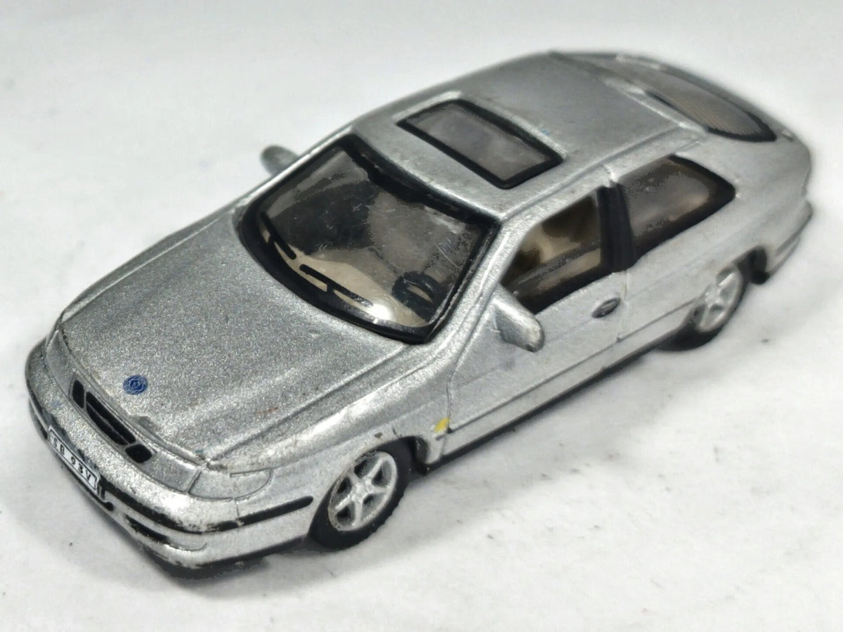 Saab 9-3 Coupé Hongwell 1:72 Luzak Srebrny – zdjęcie 2