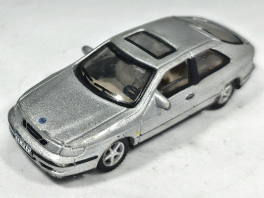 Saab 9-3 Coupé Hongwell 1:72 Luzak Srebrny – zdjęcie 2