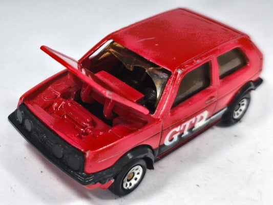 Volkswagen Golf Gti MK2 Matchbox 1983 Superfast 1:51 Luzak Czerwony – zdjęcie 2