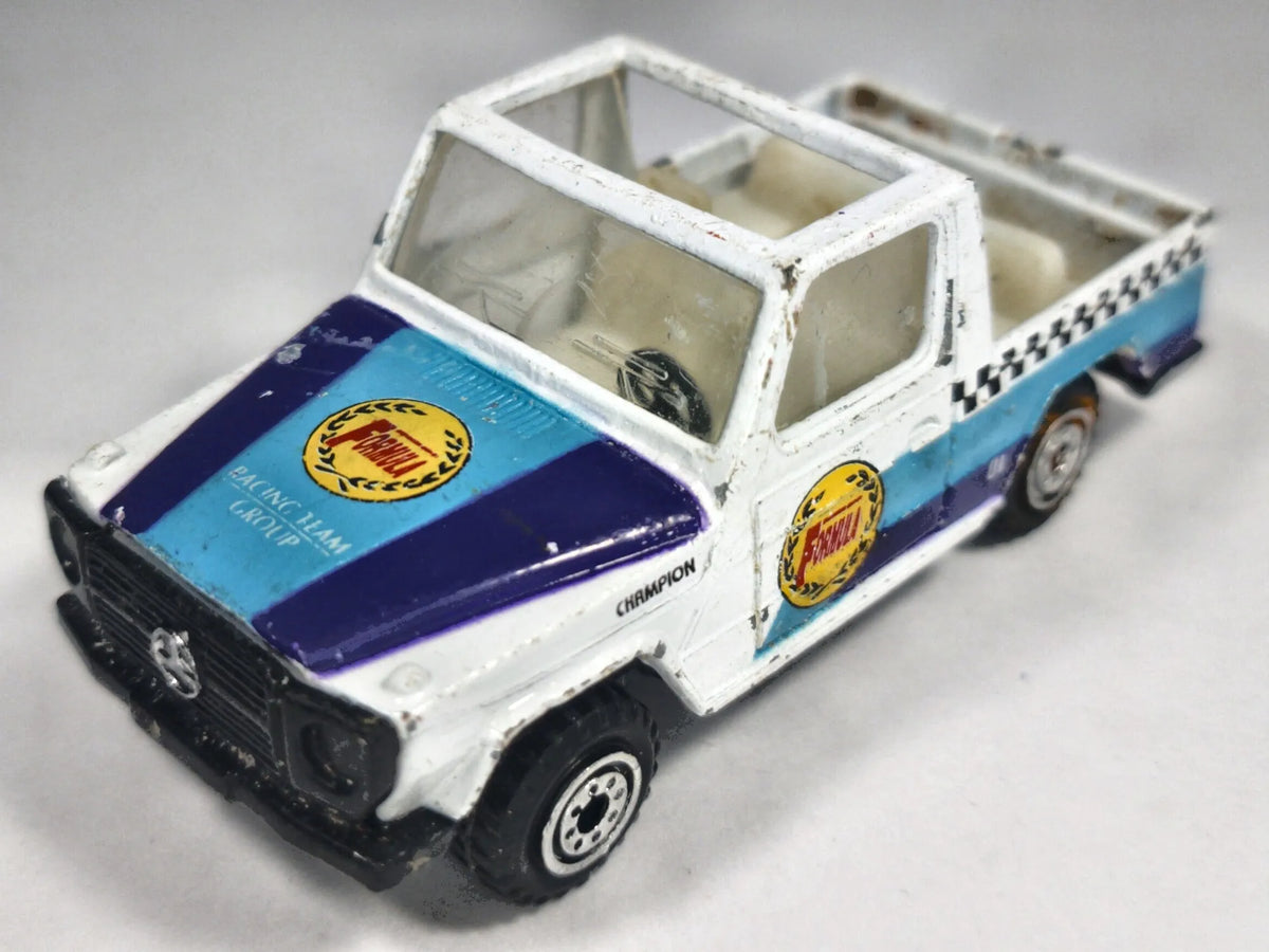 MERCEDES-BENZ G-CLASS, Pioneer, Formula Champion, Die cast, Biały, 1:64 – zdjęcie 2