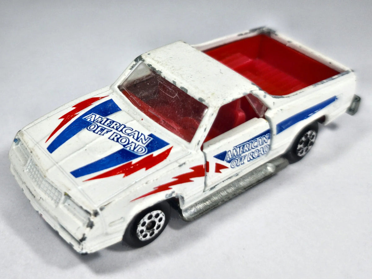 El Camino Ss Majorette '70 Biały 1:59 Made in France 2xMetal – zdjęcie 2