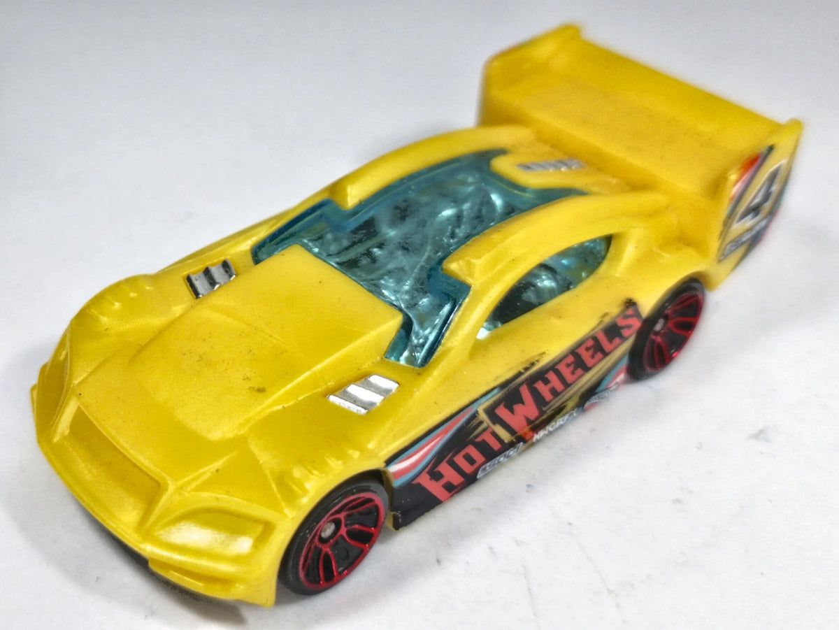 Time Tracker Hot Wheels 2002 First Editions 1:64 Luzak Żółty – zdjęcie 2