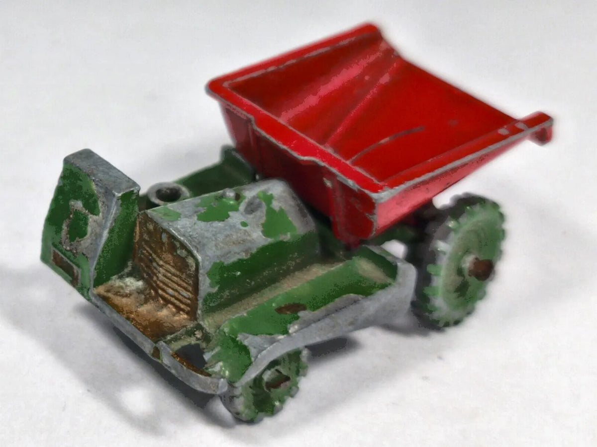 MUIR HILL SITE DUMPER Matchbox 1953 Zielony 1:70 Made in England – zdjęcie 2