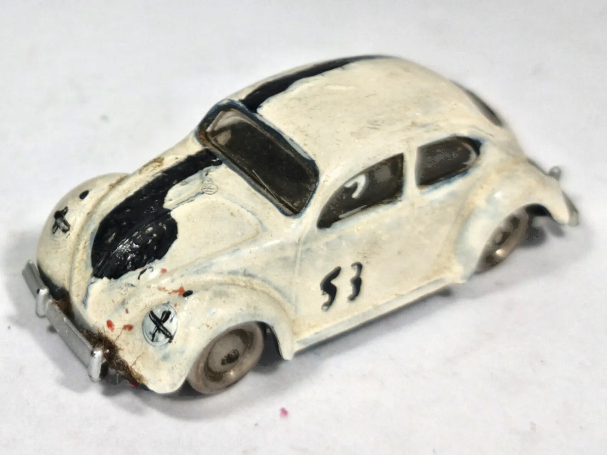 VW-1200 Beetle mk1 LEGO '60 Biały 1:72 Made in England – zdjęcie 2
