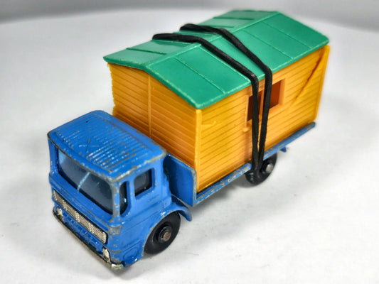 Ciężarówka OFFICE SITE TRUCK Matchbox '70 Niebieski 1:50 Made in England – zdjęcie 2