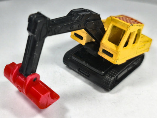 Excavator Matchbox Juniors 1:64 Koparka Gąsienicowa Luzak Żółty – zdjęcie 2