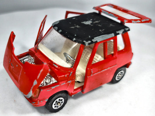 OSI DAF CITY CAR Mainline Majorette 1971 Czerwony 1:43 Made in France – zdjęcie 2