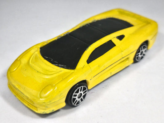 JAGUAR XJ220, Maisto, Die cast, Żółty, 1:64, Resoraki – zdjęcie 2
