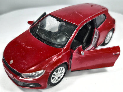 VW SCIROCCO, Welly, Die cast NO.43615, Czerwony, 1:32, Resoraki – zdjęcie 2