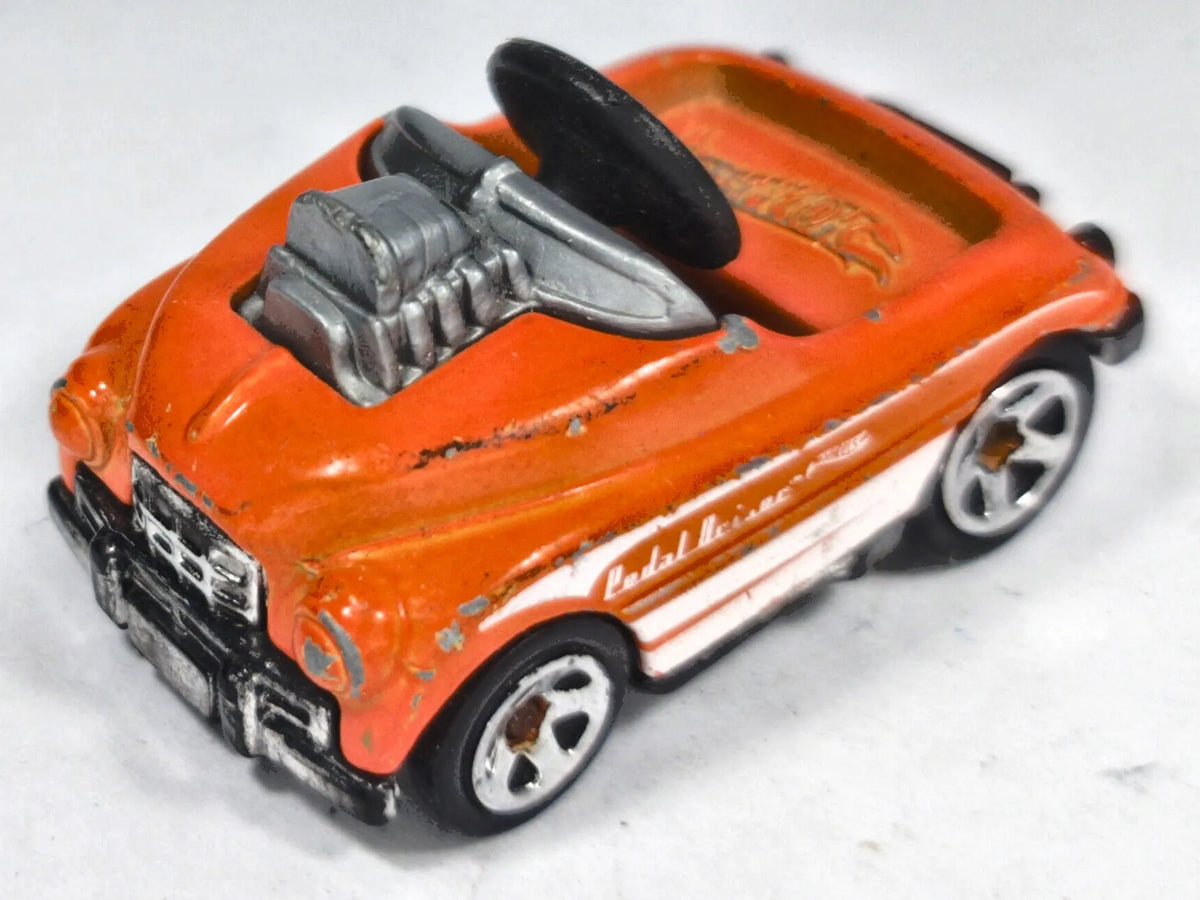 Pedal Driver Hot Wheels 1998 1:64 Luzak Pomarańczowy – zdjęcie 2