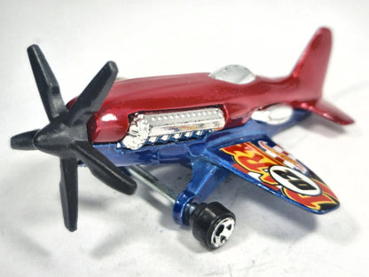 MAD PROPZ, SAMOLOT, Hot Wheels 2004, Die cast C2719, Resoraki, 1:64 – zdjęcie 2