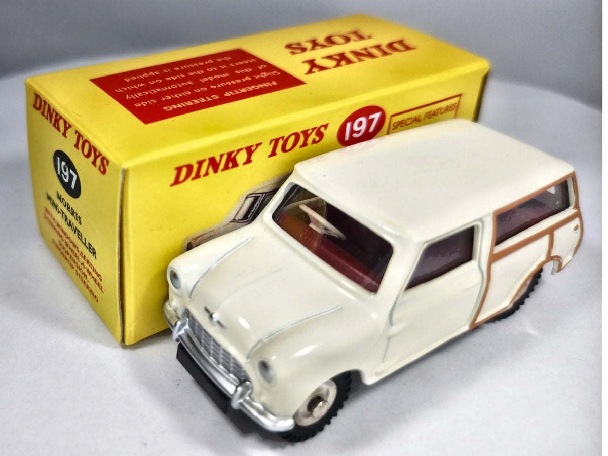 MORRIS MINI TRAVELLER Dinky Toys Biały 1:37 – zdjęcie 2