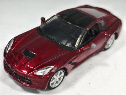 2014 Corvette Stingray Bburago 1:60 Luzak Bordowy – zdjęcie 2