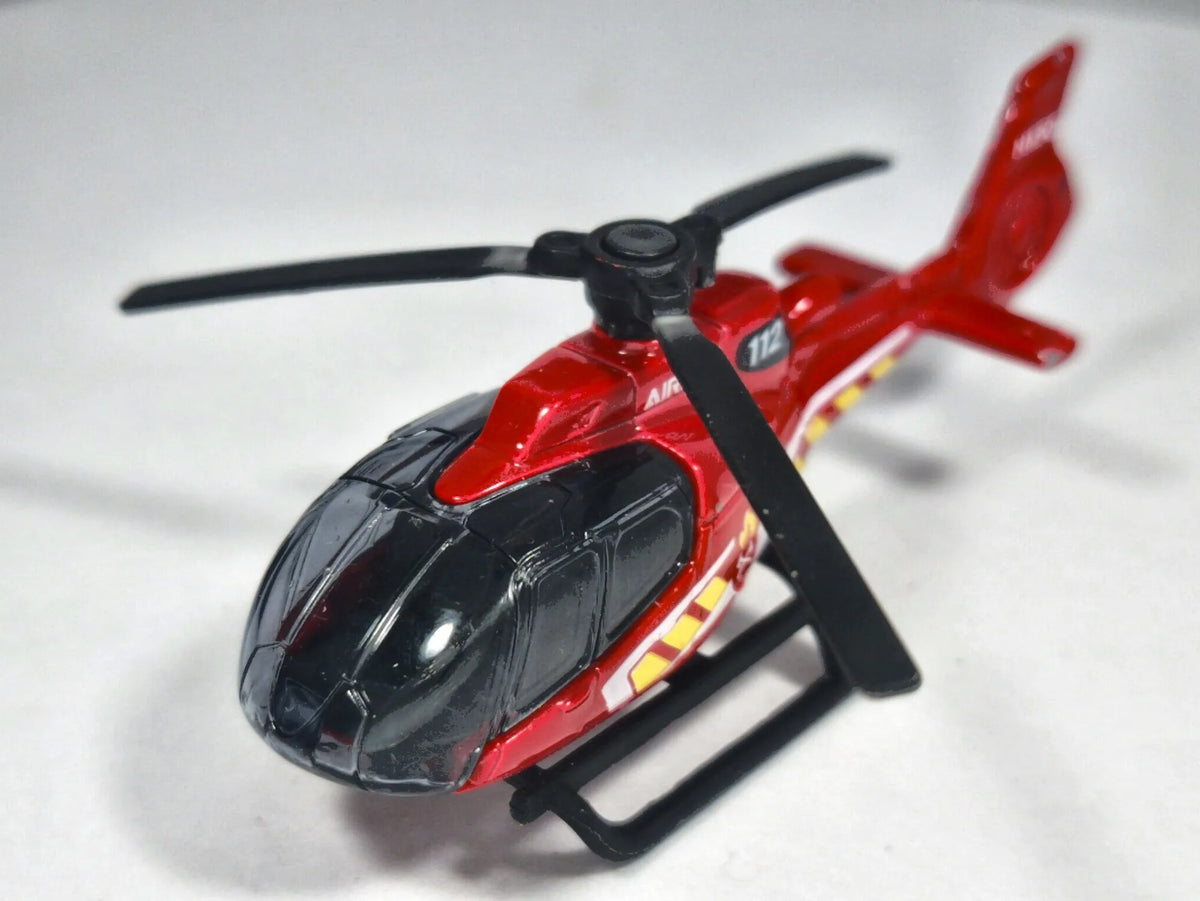 AIRBUS H130 HELIKOPTER, Majorette, Die cast REF 422D, Czerwony, 1:130 – zdjęcie 2