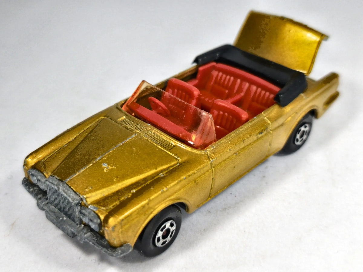 ROLLS ROYCE SILVER SHADOW COUPE Matchbox 1969 Złoty 1:67 Made in England – zdjęcie 2