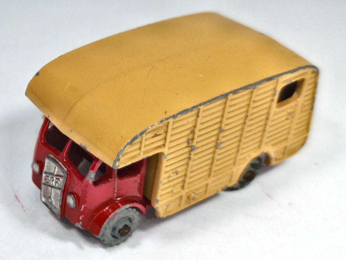 MARSHALL HORSE BOX MK7 Matchbox '50 Czerwony i Kremowy 1:72 Made in England – zdjęcie 2