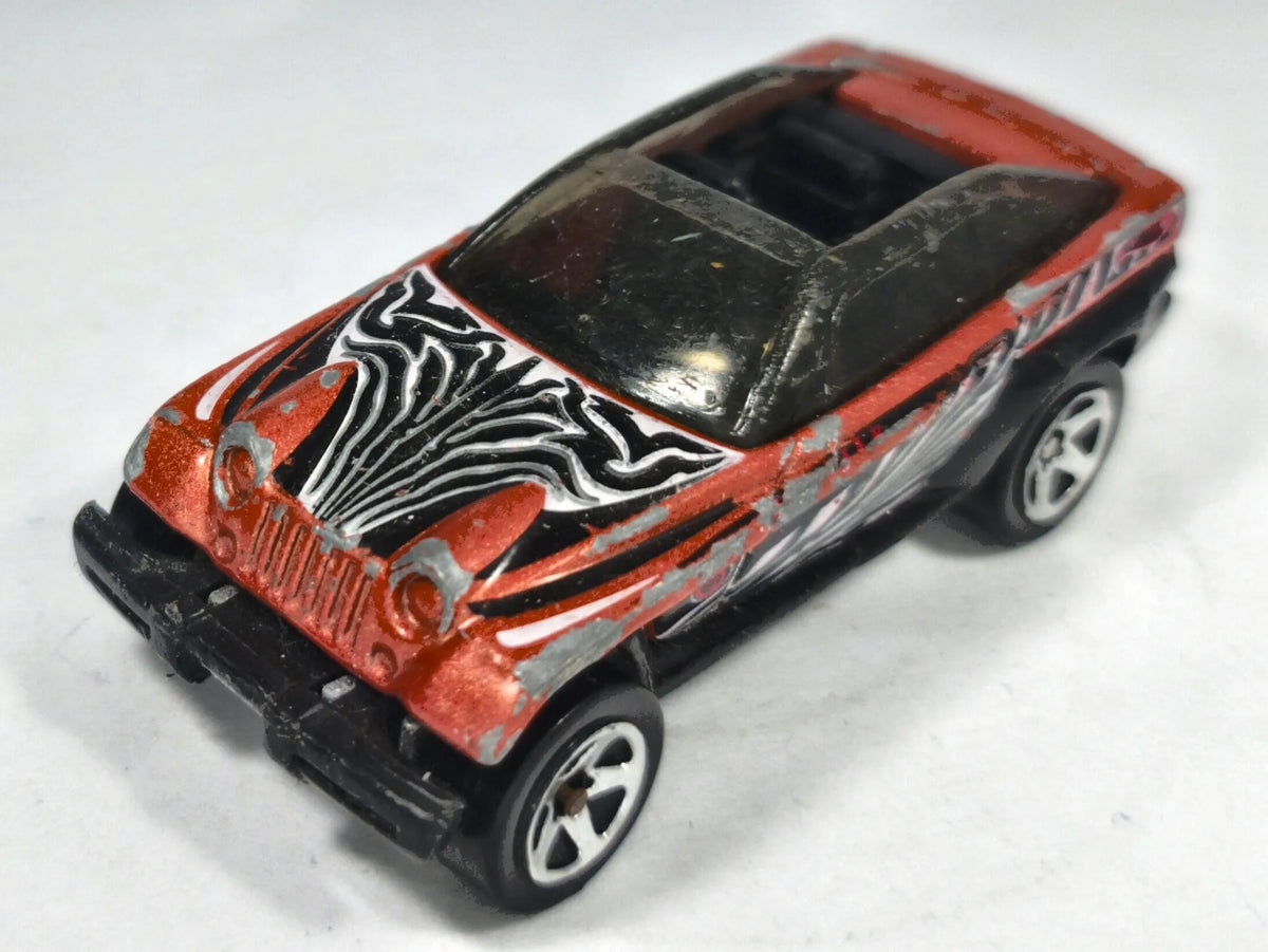 Neet Streeter Hot Wheels 1:64 Luzak Czerwony – zdjęcie 2