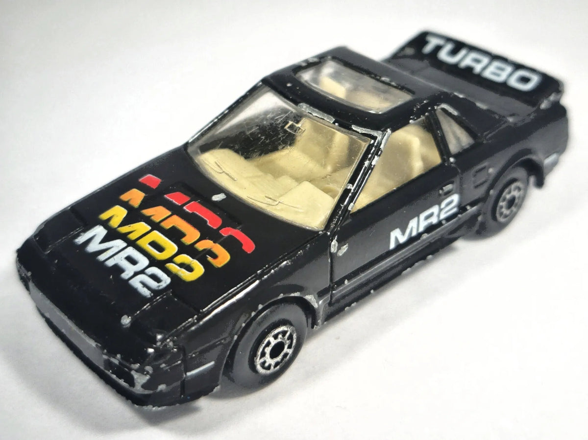 TOYOTA MR2 TURBO, McToy, Die cast, Czarny, 1:60, Resoraki – zdjęcie 2