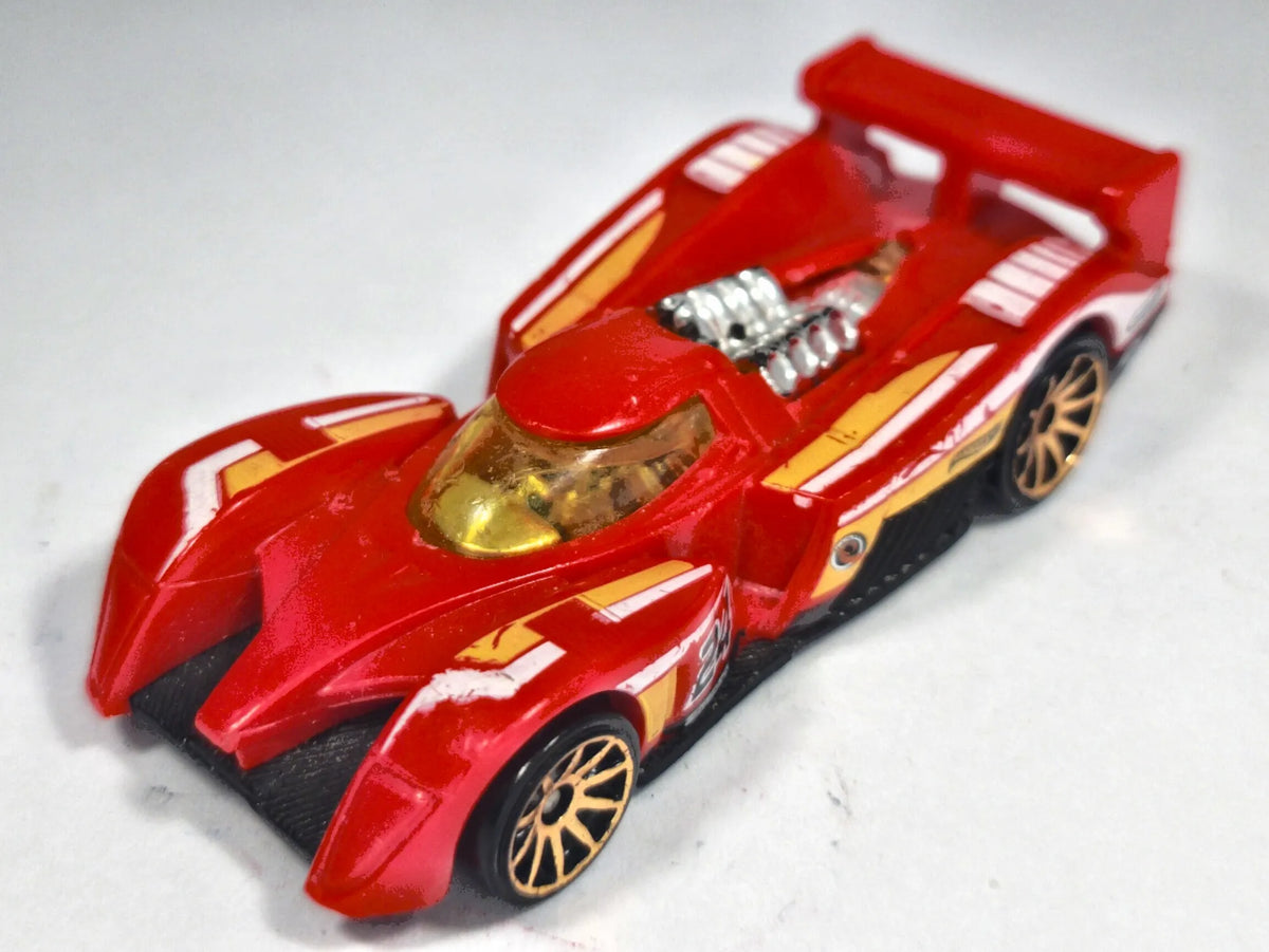 24 OURS, Hot Wheels 2010, Die cast 1 NL, Czerwony, 1:64, Resoraki – zdjęcie 2