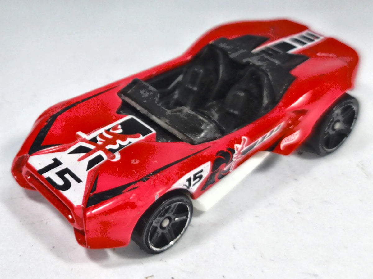 Carbonic Hot Wheels 2014 1:64 15 Luzak Czerwony – zdjęcie 2