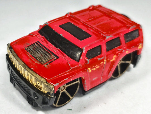 Hummer H2 Maisto Tooned 1:74 Luzak Czerwony – zdjęcie 2
