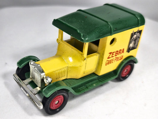 T FORD VAN Corgi Żółty 1:43 Made in Gt Britain Zebra Grate Polish – zdjęcie 2