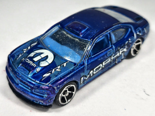 Dodge Charger Drift Mopar Hot Wheels 2009 Niebieski 1:64 – zdjęcie 2