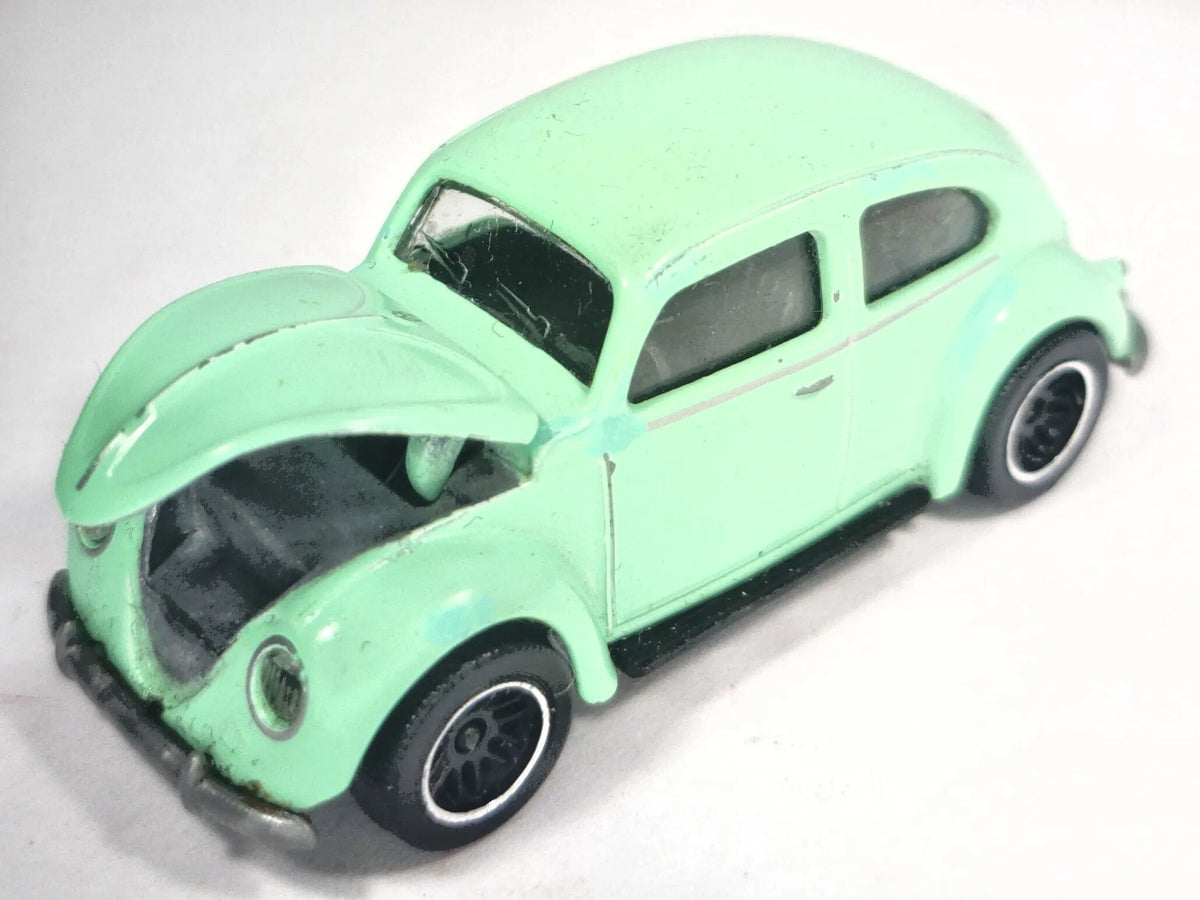 VW BEETLE, Majorette, Die cast 241A, Miętowy, 1:64, Resoraki – zdjęcie 2