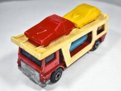 BEDFORD SUPERFAST CAR TRANSPORTER, Matchbox 1976, NO.11, Czerwony, 1:76 – zdjęcie 2