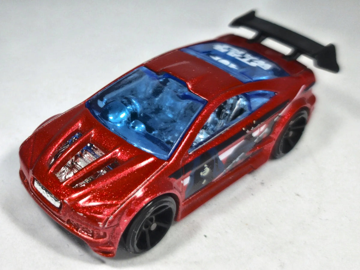 Asphalt Assault Hot Wheels 2003 Star Wars 1:64 7 Luzak Czerwony – zdjęcie 2
