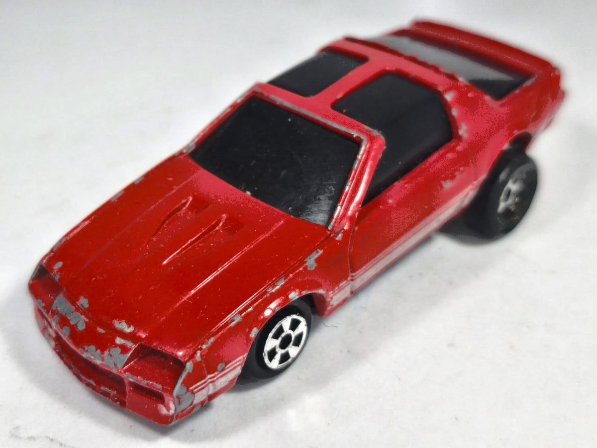 REPLICA PONTIAC FIREBIRD, Ertl, Made in USA Die cast Czerwony 1:62 Resoraki – zdjęcie 2
