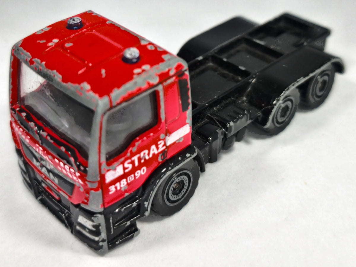 Ciężarówka Man Tgs Straż pożarna Majorette Czerwony 1:87 – zdjęcie 2