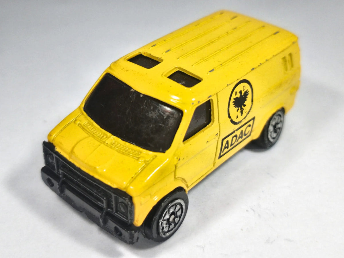 U.S. VAN ADAC, Vintage Welly, Die cast, Żółty, 1:64, Resoraki – zdjęcie 2