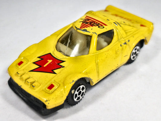 LANCIA STRATOS TURBO #1, Summer, Die cast, Żółty, 1:52, Resoraki – zdjęcie 2