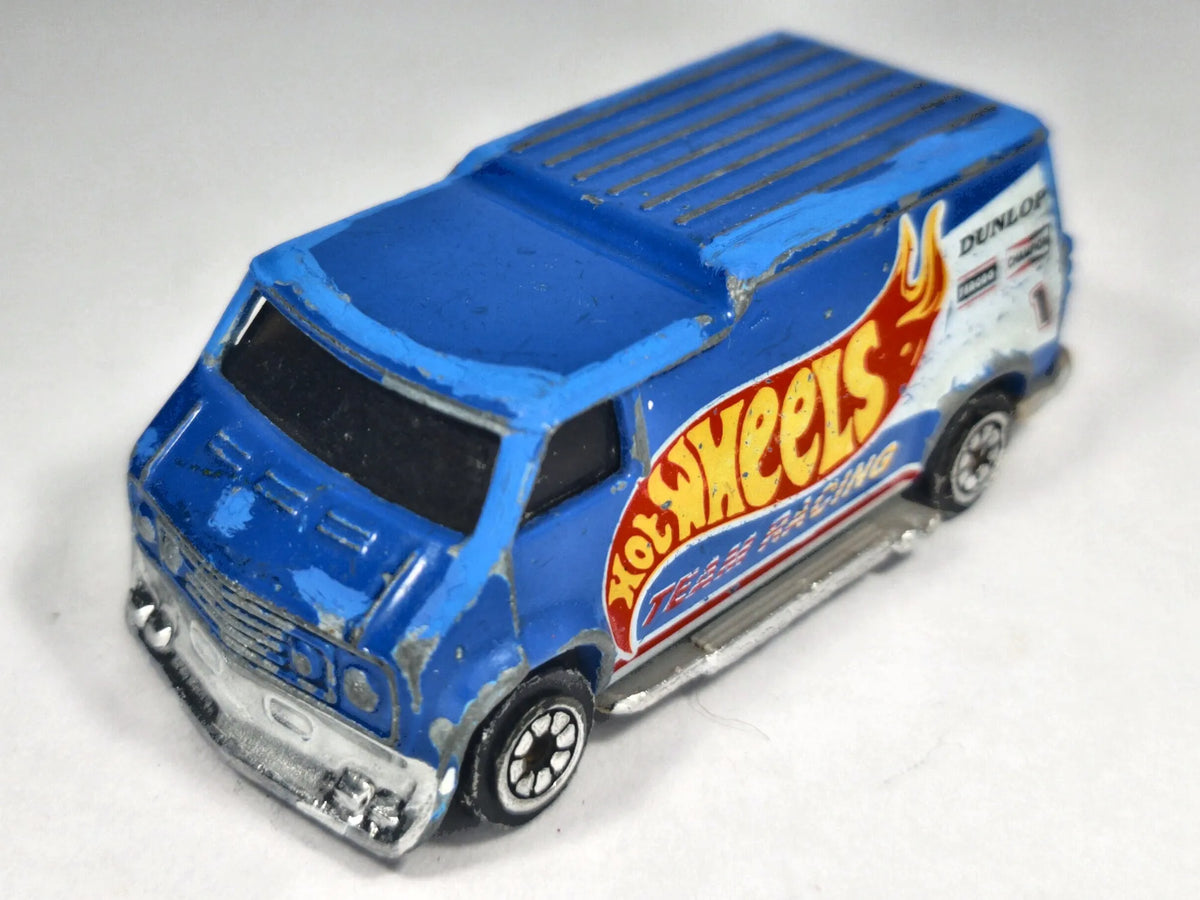 HOT ROD CUSTOM VAN, Corgi & Hot Wheels, Die cast, Niebieski, 1:64, Resoraki – zdjęcie 2