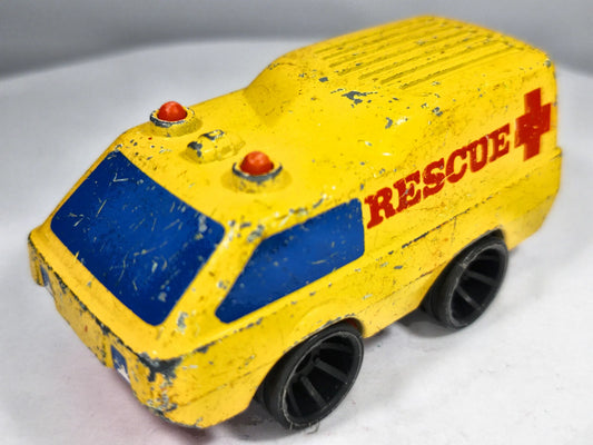 Ambulans Mattel First Wheels Hot Wheels 1979 Żółty 1:50 – zdjęcie 2