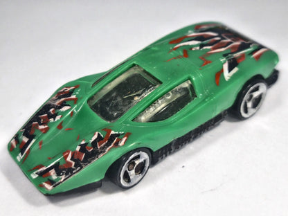 SILVER BULLET, Hot Wheels 1974, Vintage Die cast, Zielony, 1:64, Resoraki – zdjęcie 2