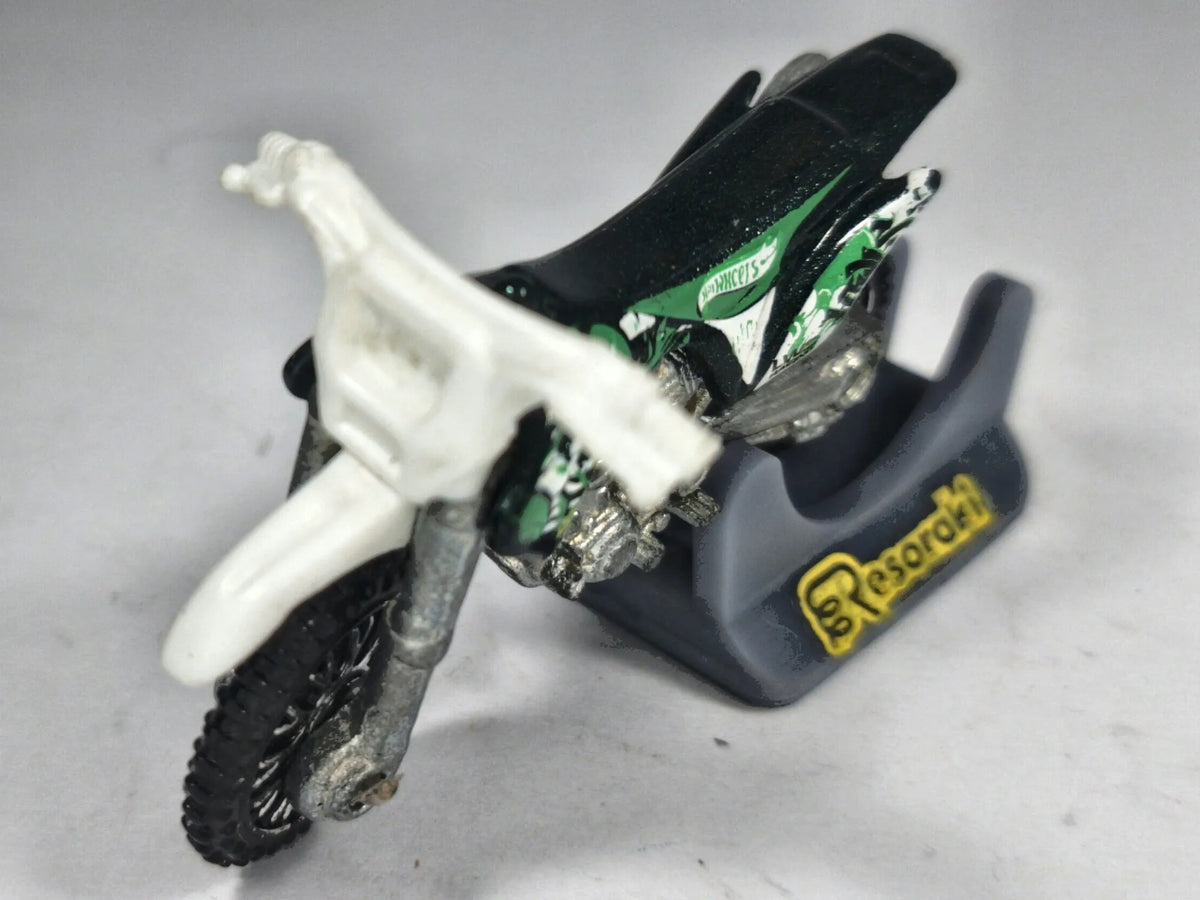 Hw450F Hot Wheels 1:64 Motocykl Czarny Off-Road Motocykl Crossowy – zdjęcie 2