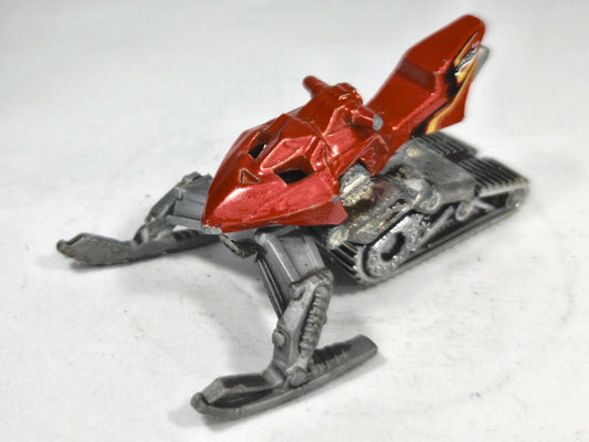 Snow Ride Hot Wheels 2010 1:64 Made in Gt Britain Skuter śnieżny Luzak – zdjęcie 2