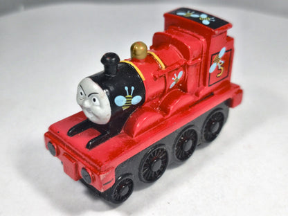 JAMES THE RED ENGINE #5, Thomas & Friends, Die cast, Czerwony 1:64 Resoraki – zdjęcie 2