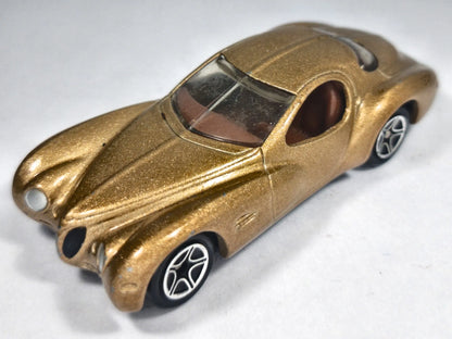 CHRYSLER ATLANTIC, Matchbox 1997, Die cast, Złoty, 1:64, Resoraki – zdjęcie 2