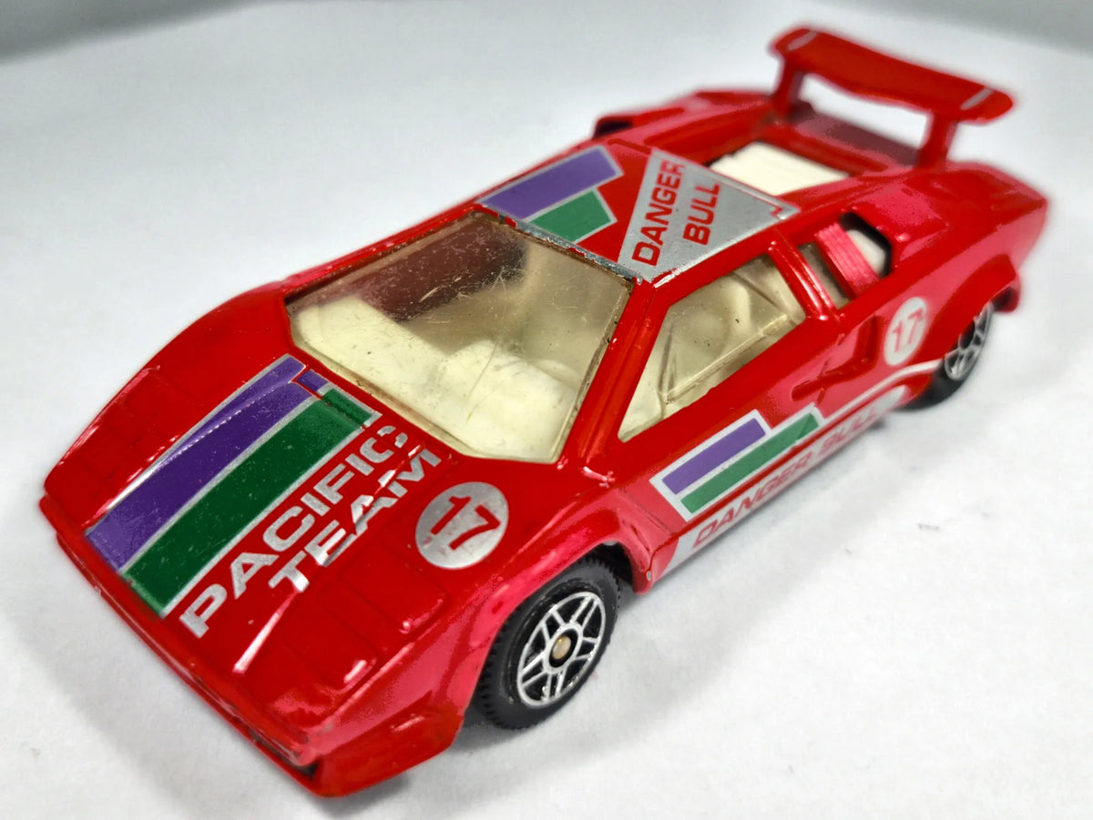 LAMBORGHINI COUNTACH, Yatming, Die cast YM9131, Czerwony, 1:41, Resoraki – zdjęcie 2