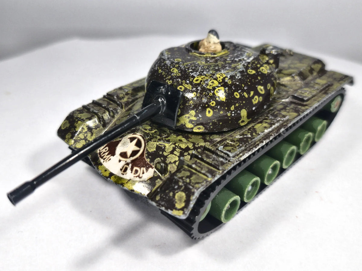 CZOŁG BATTLE KINGS K-102 M48 A2, Matchbox 1974, Die cast, Wojskowy, 1:48 – zdjęcie 2