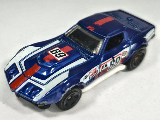 Chevrolet Corvette Stingray Hot Wheels 1980 1:64 68 Luzak Niebieski – zdjęcie 2